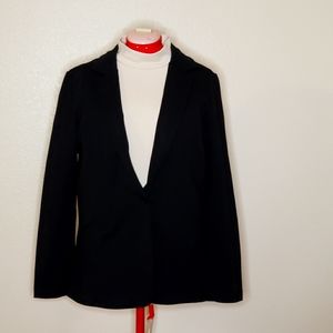NWOT Betabrand XL Black Knit Travel Blazer